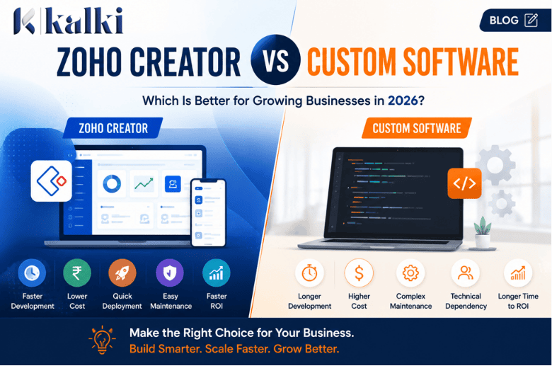 Zoho Creator vs Custom Software: Which Is Better for Growing Businesses in 2026?